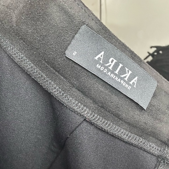 AKIRA Black Fringe Midi Skirt - Picture 4 of 5